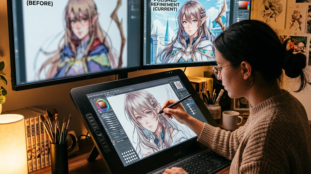 AI画像修正before_after